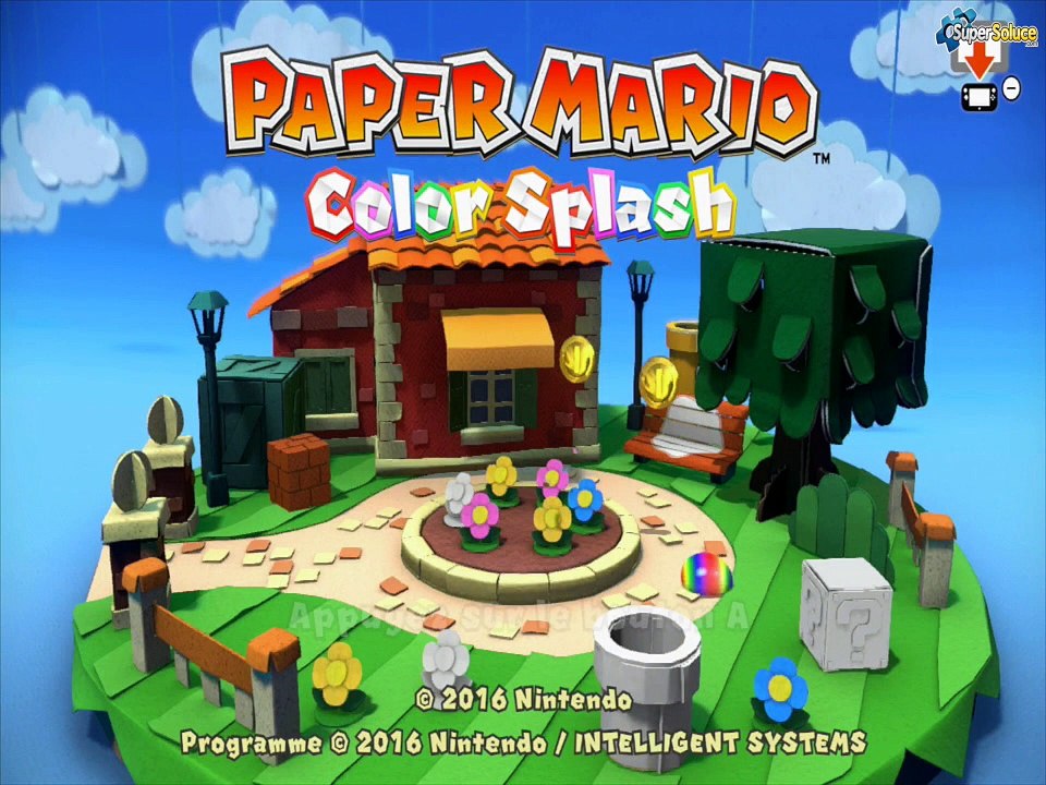 Paper Mario Color Splash : Introduction (Part 1)
