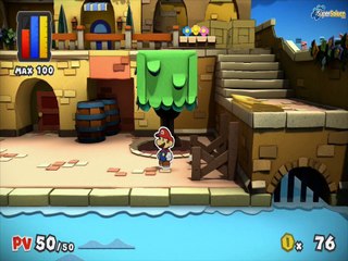 Paper Mario Color Splash : Tutoriel de Combat (Part 7)