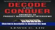 Read Decode and Conquer: Answers to Product Management Interviews  PDF Free