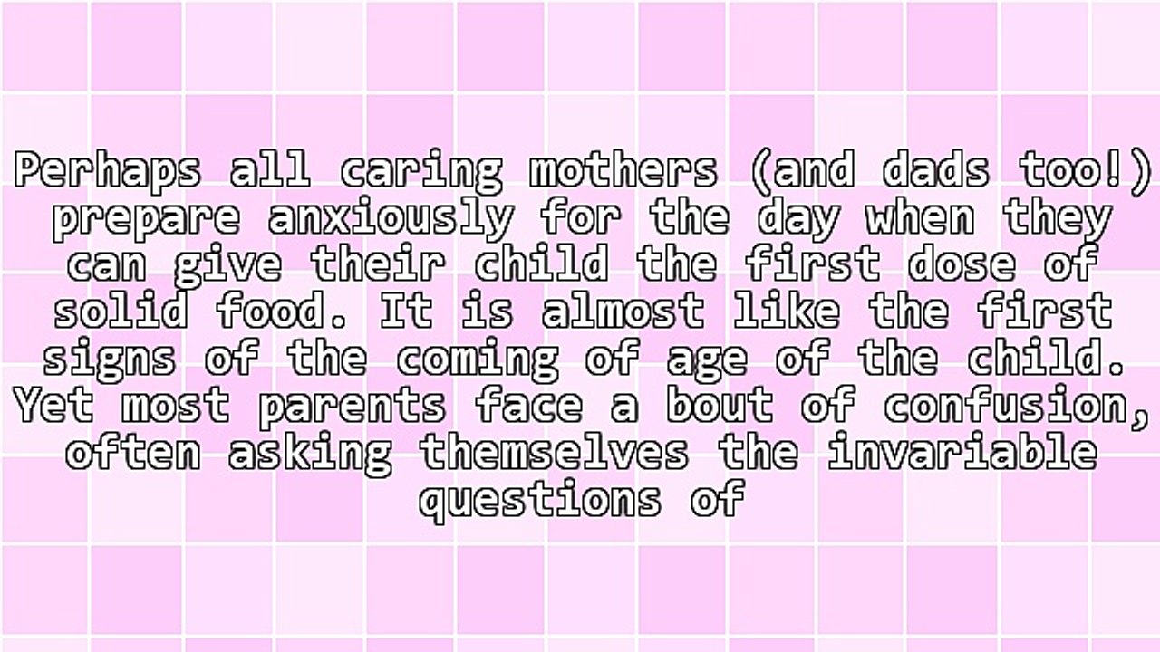 Feeding Baby Solid Food