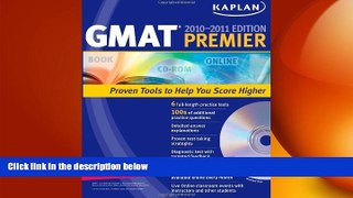 different   Kaplan GMAT 2010-2011 Premier with CD-ROM (Kaplan GMAT Premier Program (w/CD))