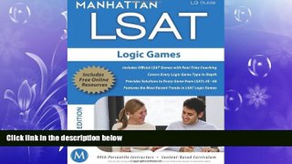different   Manhattan LSAT Logic Games Strategy Guide, 3rd Edition (Manhattan LSAT Strategy Guides)