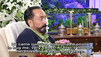 Madonna said "Your face is radiant, you have a beautiful expression" to Adnan Oktar during their meeting