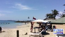Aviones sobrevolaron playas de Margarita por la Cumbre de de los No Alineados