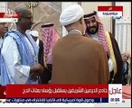 العاهل السعودى يصافح وزير الداخلية السابق وسط رؤساء بعثات وضيوف الحج