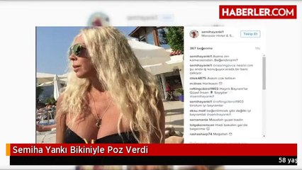Semiha Yankı Bikiniyle Poz Verdi