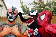 Spiderman vs Venom vs Bane | Bane Becomes a Villain | Real Life Superhero Battle Death Match