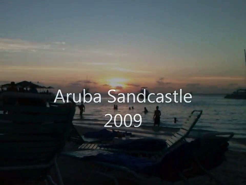 Aruba Sandcastle - December 2009