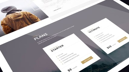 After Effects Template: Website Presentation Minimal