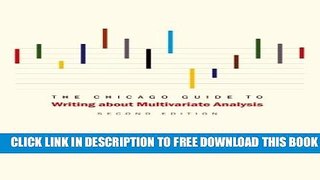 Collection Book The Chicago Guide to Writing about Multivariate Analysis, Second Edition (Chicago