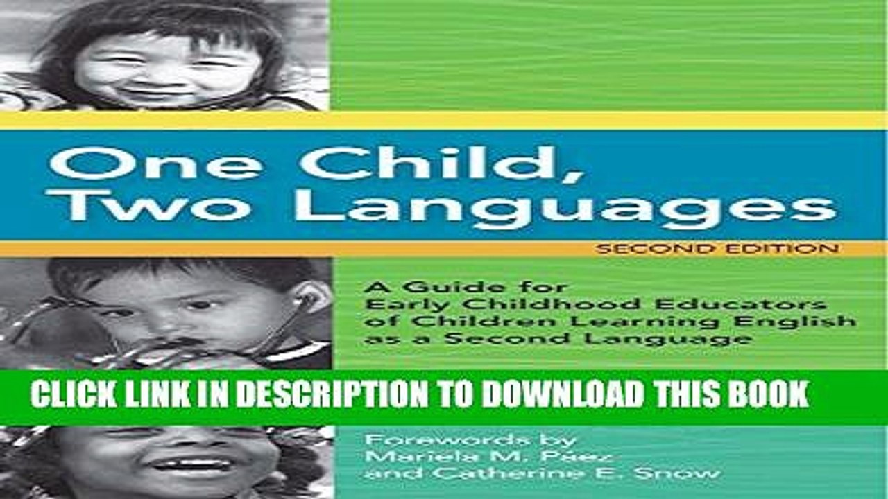 [PDF] One Child, Two Languages: A Guide for Early Childhood Educators of Children Learning English