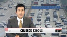 Congested expressways expected as Chuseok exodus begins