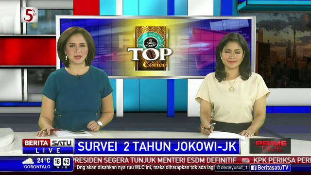 Survei: Kepuasan Masyarakat Pemerintah Jokowi-JK Meningkat