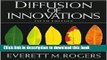 Read Diffusion of Innovations 5th (fifth) edition Text Only  Ebook Free
