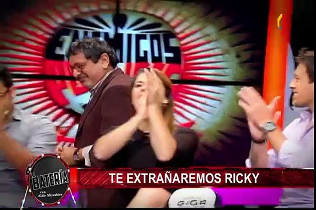 Ricky Tosso y las veces que visitó el set de La Batería