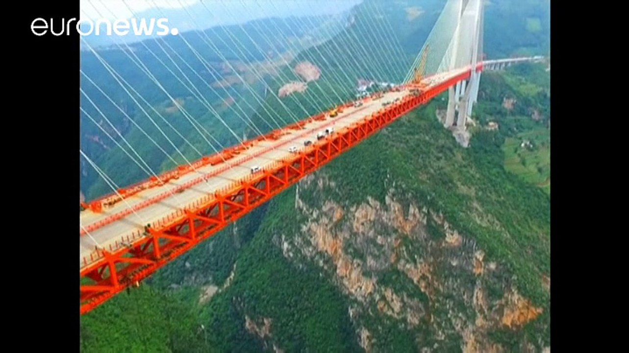 World’s highest bridge nears completion