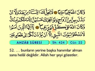 40. Ahzab 31-73 - Arapça Okunuşlu - Mealli Kur'an-ı Kerim Hatim Seti