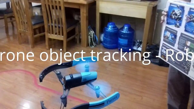 Parrot bebop drone object tracking - Robotics club 2016