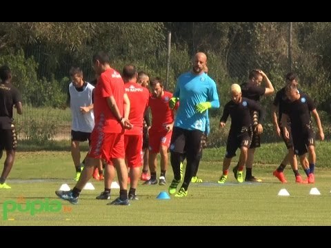 Dinamo Kiev-Napoli, l'allenamento degli azzurri prima del match di Champions (12.09.16)