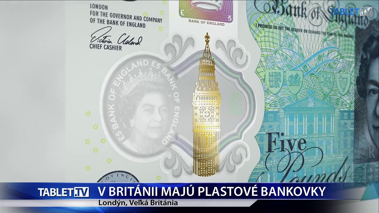 Británia vydáva novú plastovú 5-librovku s Churchillom