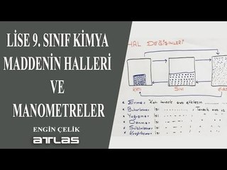 YGS KİMYA MADDENİN HALLERİ VE MANOMETRELER