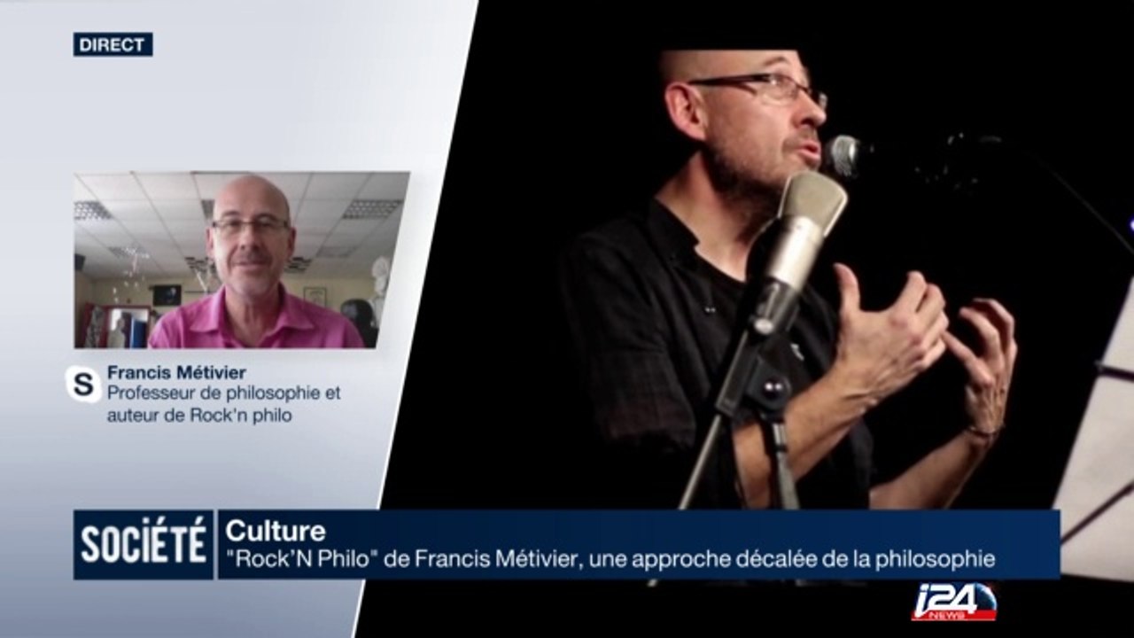 "Rock'N Philo" de Francis Métivier, une approche décalée de la philosophie