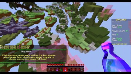 Hypixel SkyClash: Glade map & creeper.