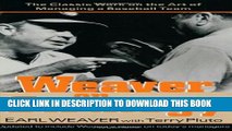 [PDF] Weaver on Strategy: The Classic Work on the Art of Managing a Baseball Team Popular Online