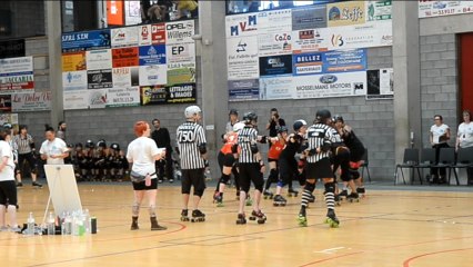 Deuxième édition du ROLLER DERBY à Quaregnon