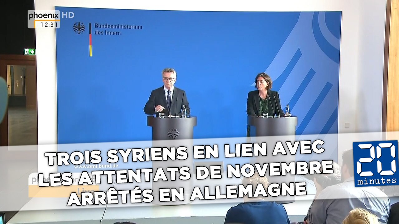 Trois Syriens en lien avec les attentats de novembre arrêtés en Allemagne