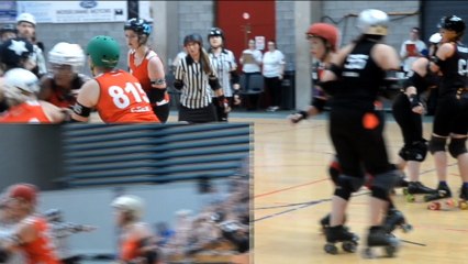 Deuxième  édition du ROLLER DERBY à Quaregnon