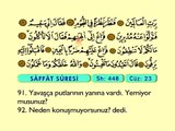44. Saffat - Arapça Okunuşlu - Mealli Kur'an-ı Kerim Hatim Seti