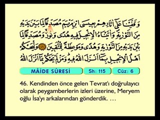 06. Mâide 1-82 - Türkçe Okunuşlu - Mealli Kur'an-ı Kerim Hatim Seti