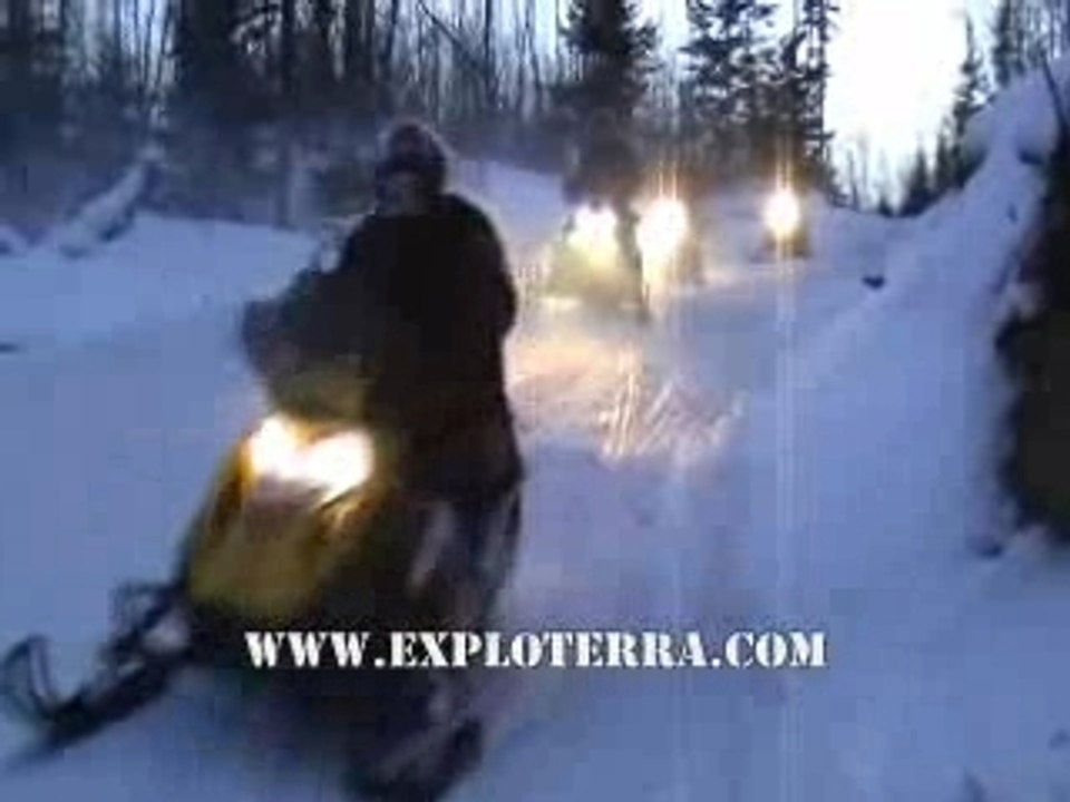 Motoneige au Canada, sur les sentiers avec Exploterra.com