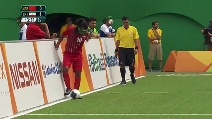 But incroyable en football cécifoot aux Jeux Paralympiques