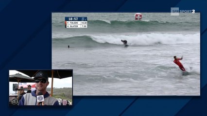 World Surf League - Hurley Pro - Filipe Toledo se qualifie en patron