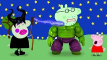 #Peppa pig #doing #makeup for a halk big #Finger Family #Nursery Rhymes Lyrics Parody