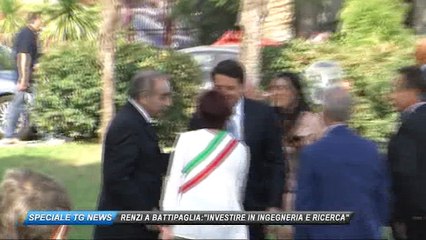 SPECIALE TG NEWS - MATTEO RENZI A BATTIPAGLIA