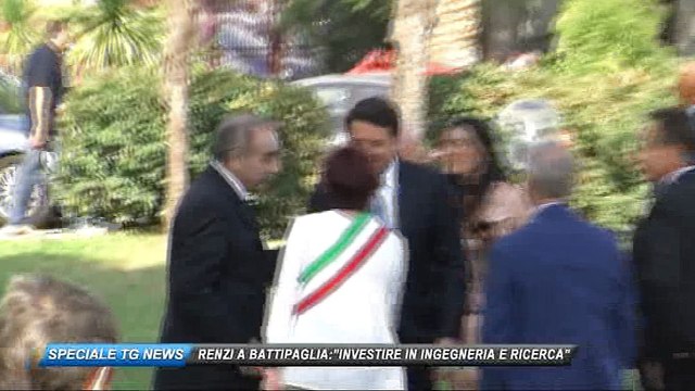 SPECIALE TG NEWS - MATTEO RENZI A BATTIPAGLIA