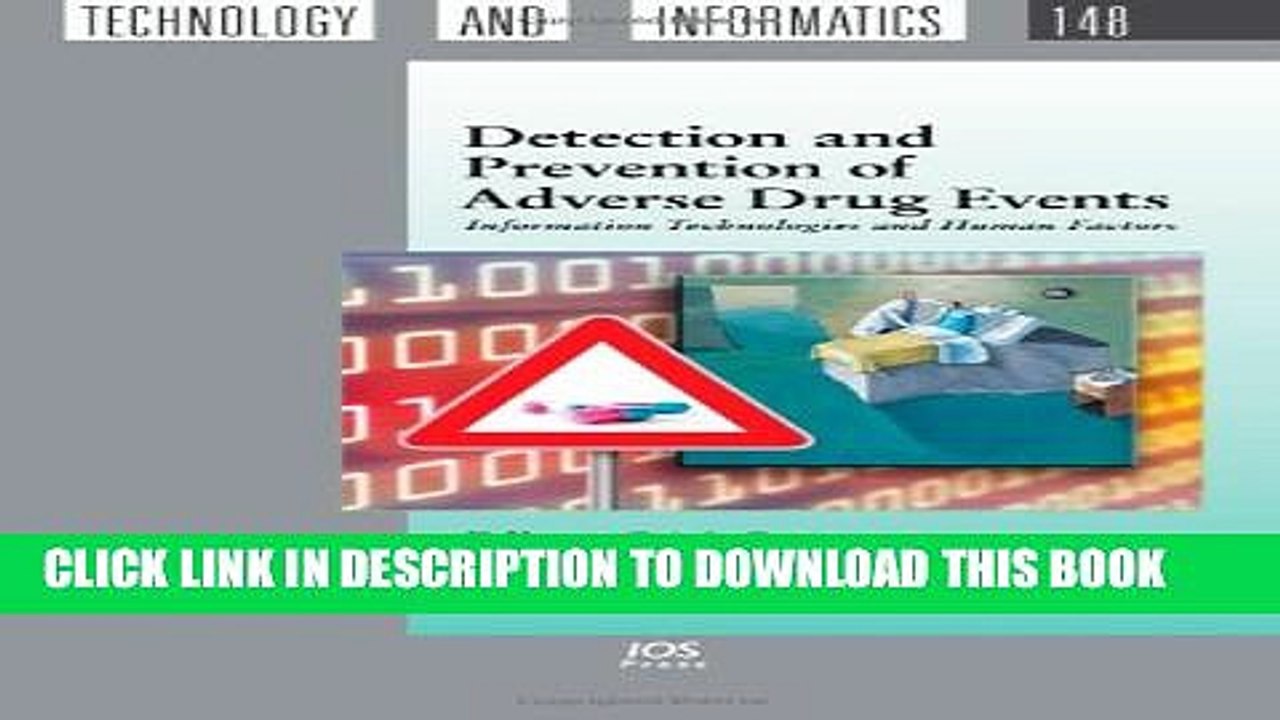 [Read PDF] Detection and Prevention of Adverse Drug Events:  Information Technologies and Human