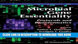 [Read PDF] Microbial Gene Essentiality: Protocols and Bioinformatics (Methods in Molecular