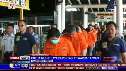 11 Pelaku Cyber Crime Dideportasi ke Taiwan