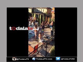 Captada en cámara fuerte pelea en piscina de Texas-Video