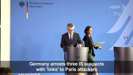 Three arrested in Germany over suspected IS group links