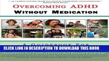 Collection Book Overcoming ADHD Without Medication: A Guidebook for Parents and Teachers