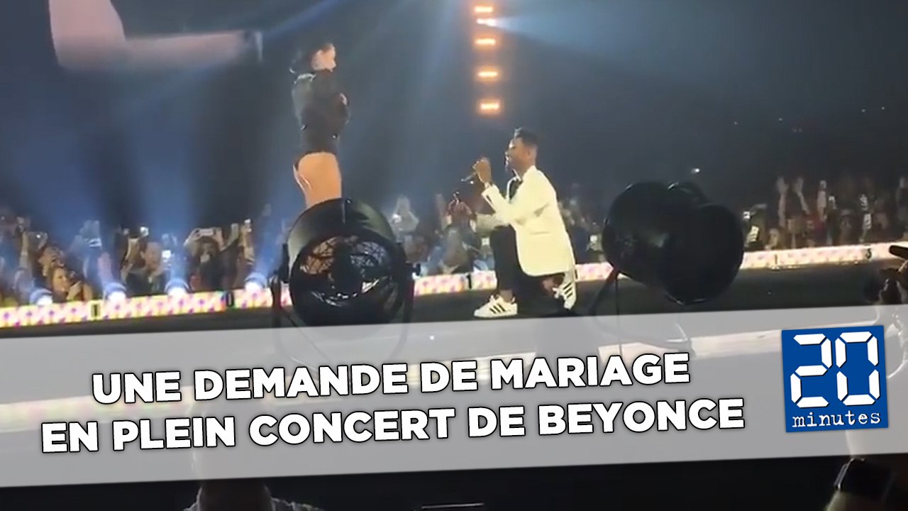 Beyoncé orchestre la demande en mariage d'un de ses danseurs en plein concert