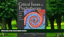 Big Deals  Critical Issues in Psychotherapy: Translating New Ideas into Practice  Best Seller