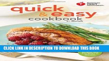 New Book American Heart Association Quick   Easy Cookbook, 2nd Edition: More Than 200 Healthy