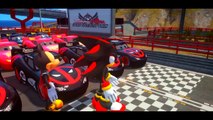 Nursery Rhymes Disney Pixar Shadow Sonic And Mickey Mouse Drive Lightning McQueen Color Cars