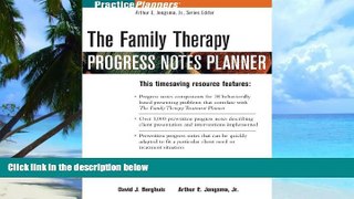 Big Deals  The Family Therapy Progress Notes Planner (PracticePlanners)  Best Seller Books Most